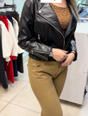 کت چرم کمری